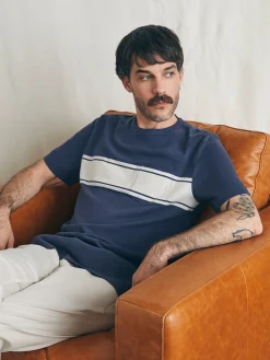 Faherty Brand T-Shirts & Henleys*Surf Stripe Sunwashed Tee (Tall) -