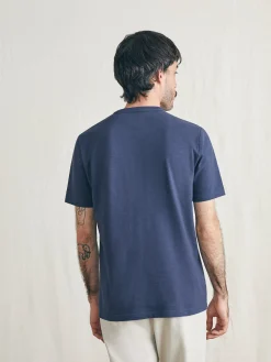 Faherty Brand T-Shirts & Henleys*Surf Stripe Sunwashed Tee (Tall) -