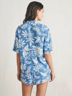 Women Faherty Brand Shirts & Tops*Surfrider Cabana Camp Shirt -