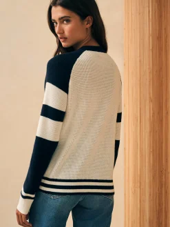 Women Faherty Brand Sweaters*Throwback Crew -