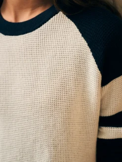 Women Faherty Brand Sweaters*Throwback Crew -