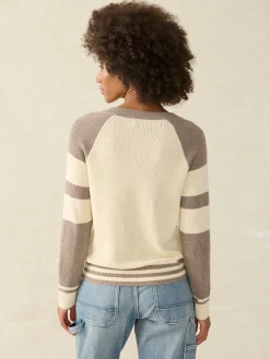 Women Faherty Brand Sweaters*Throwback V-Neck -