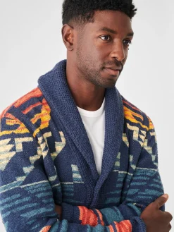 Faherty Brand Sweaters*Thunder Voice Eagle Cardigan -