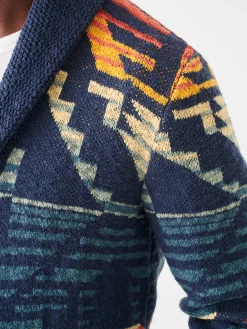 Faherty Brand Sweaters*Thunder Voice Eagle Cardigan -