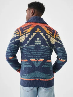 Faherty Brand Sweaters*Thunder Voice Eagle Cardigan -