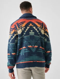 Faherty Brand Sweaters*Thunder Voice Eagle Cardigan -