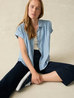 Women Faherty Brand Shirts & Tops*Tried & True Breeze Shirt -