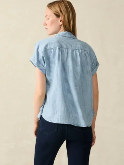 Women Faherty Brand Shirts & Tops*Tried & True Breeze Shirt -