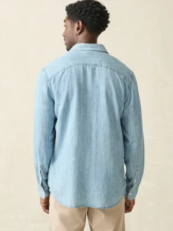Faherty Brand Shirts*Tried & True Chambray Shirt -