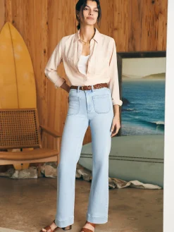Women Faherty Brand Shirts & Tops*Tried & True Chambray Shirt -