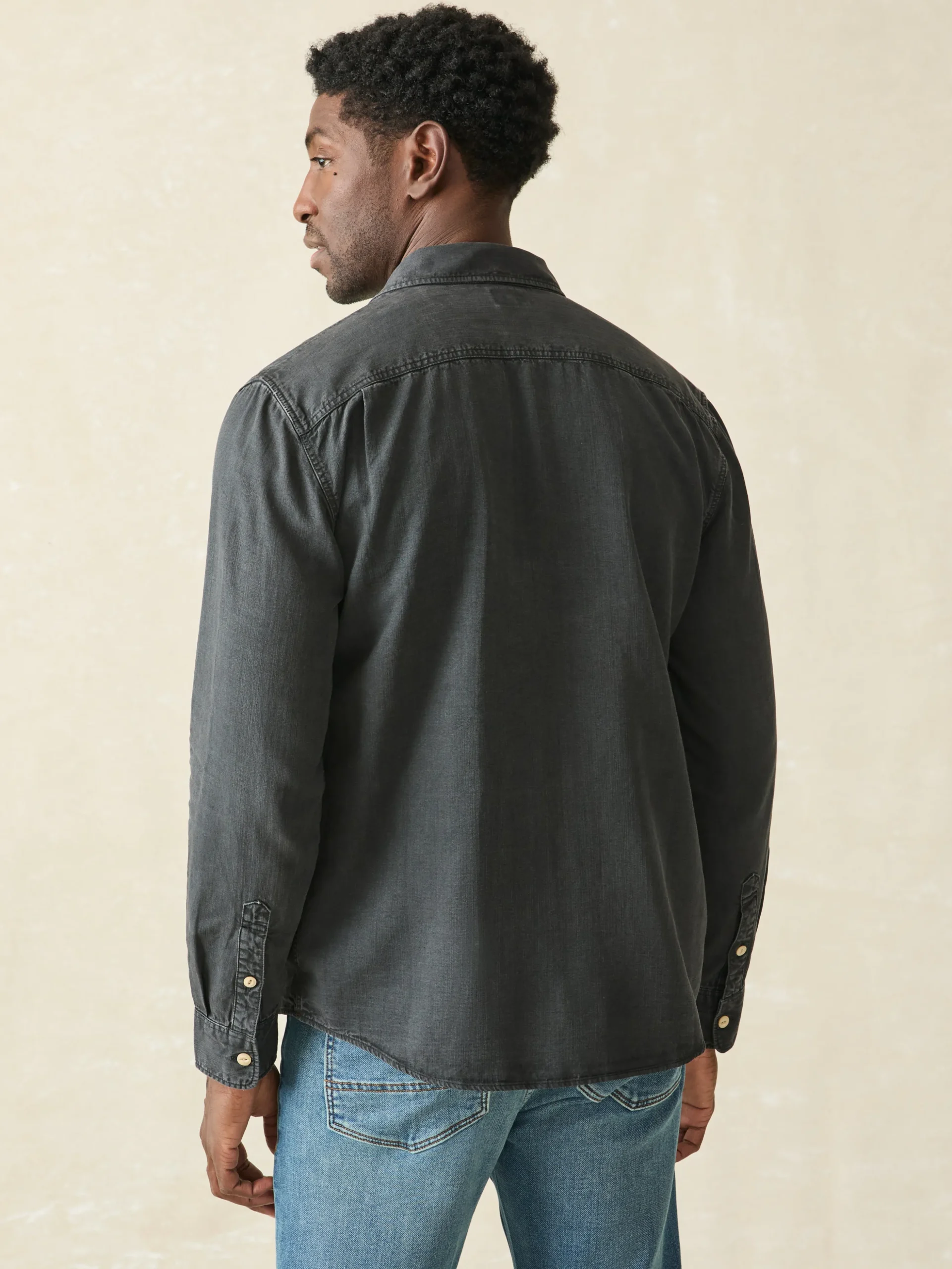 Faherty Brand Shirts*Tried & True Chambray Workshirt -