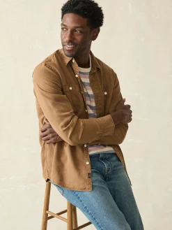 Faherty Brand Shirts*Tried & True Chambray Workshirt -