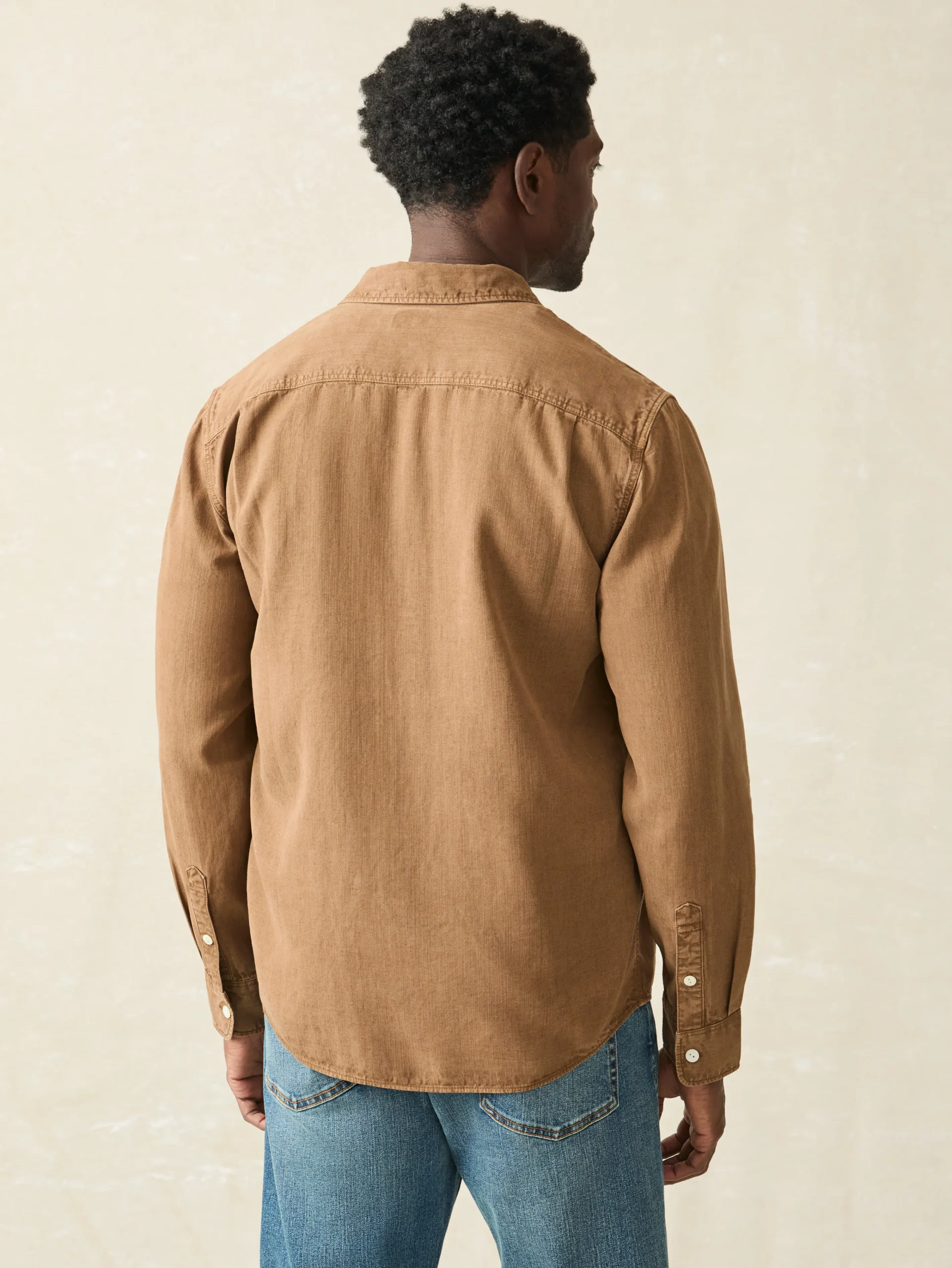 Faherty Brand Shirts*Tried & True Chambray Workshirt -