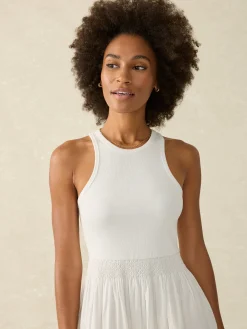 Women Faherty Brand Dresses*Tropical Cotton Ribbed Tank Dress -