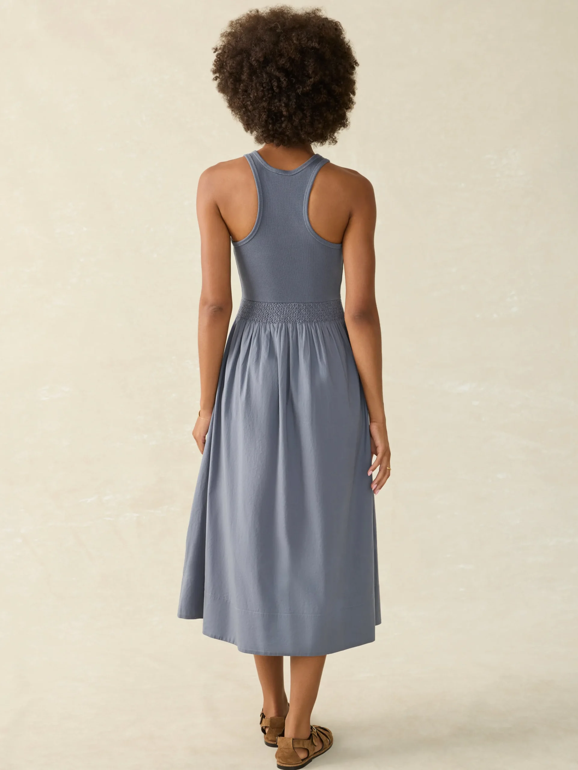 Women Faherty Brand Dresses*Tropical Cotton Ribbed Tank Dress -