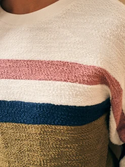 Women Faherty Brand Hoodies & Sweatshirts*Vista Stripe Pullover -