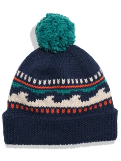 Women Faherty Brand Hats|Hats*Waves Pom Beanie -