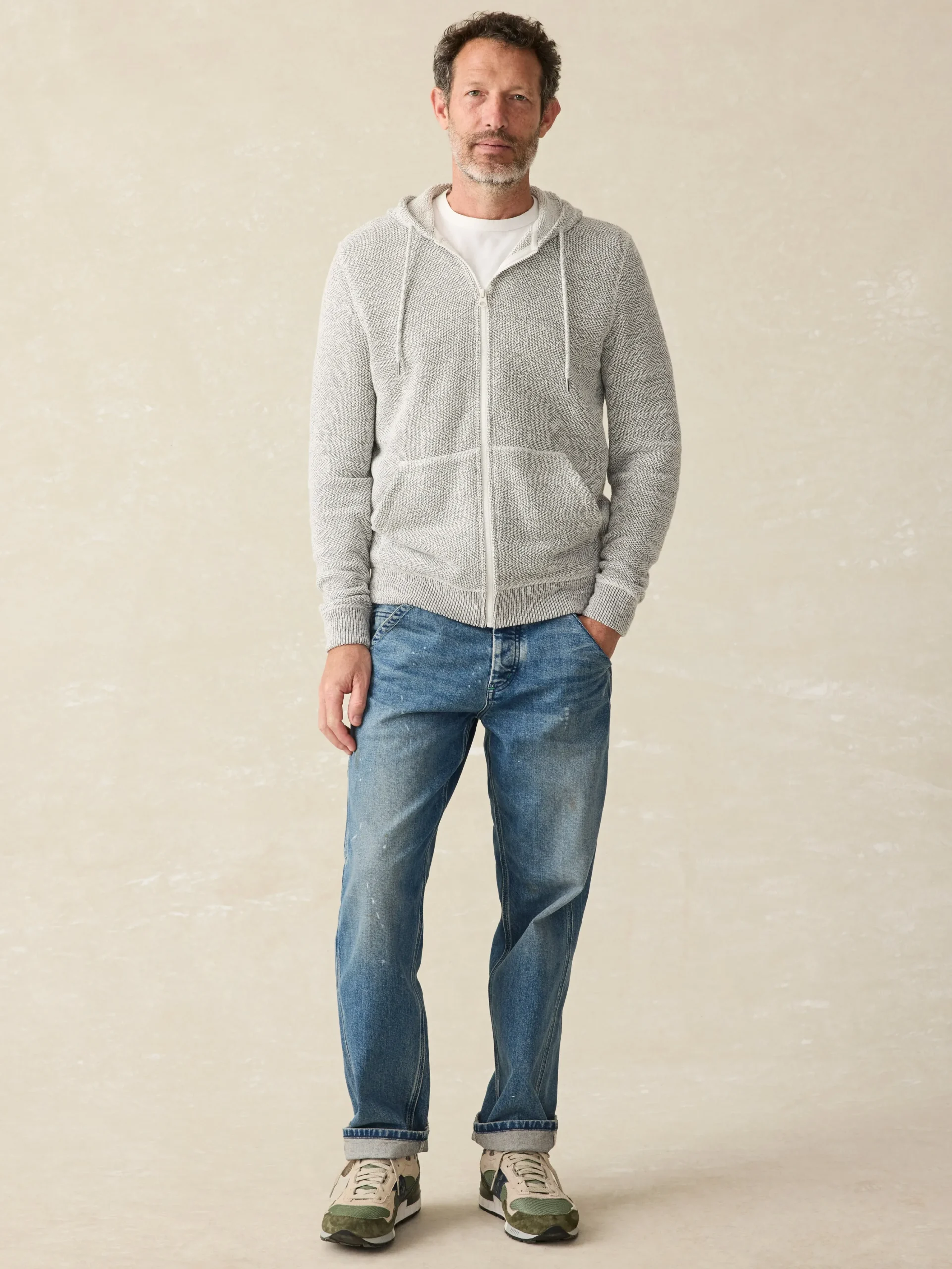 Faherty Brand Hoodies & Sweatshirts|Lounge*Whitewater Full Zip Hoodie -
