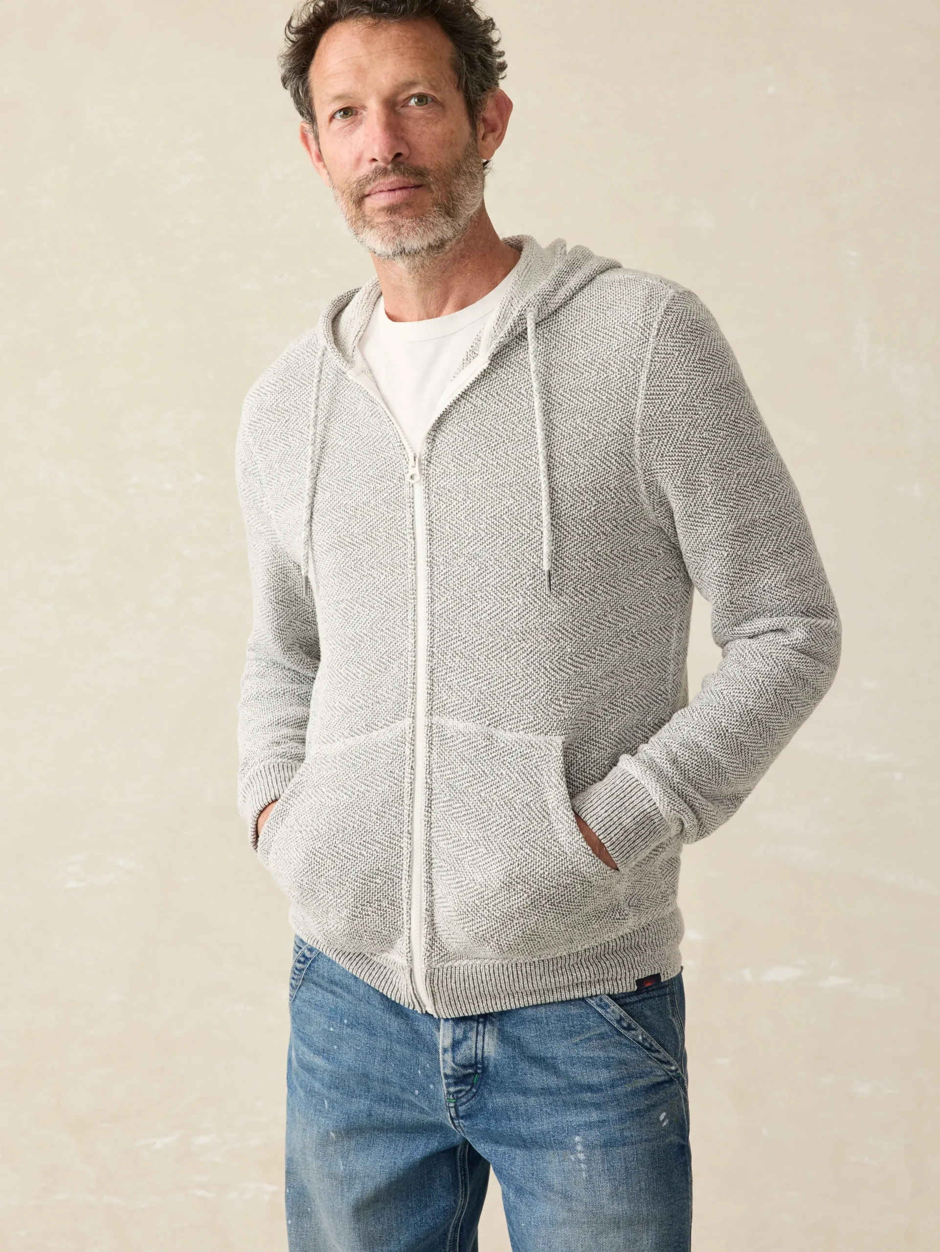 Faherty Brand Hoodies & Sweatshirts|Lounge*Whitewater Full Zip Hoodie (Tall) -