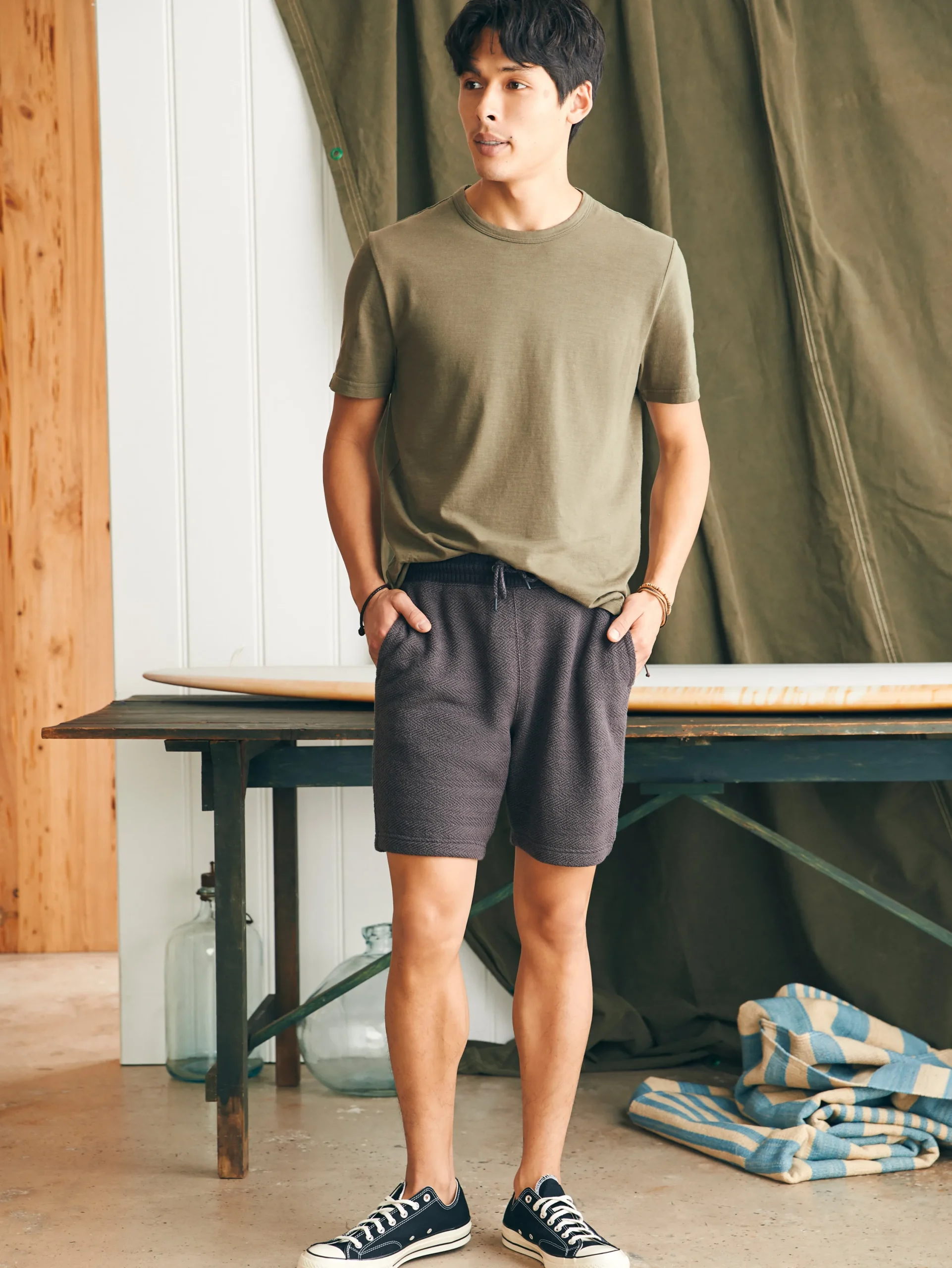 Faherty Brand Shorts|Lounge*Whitewater Sweatshort -