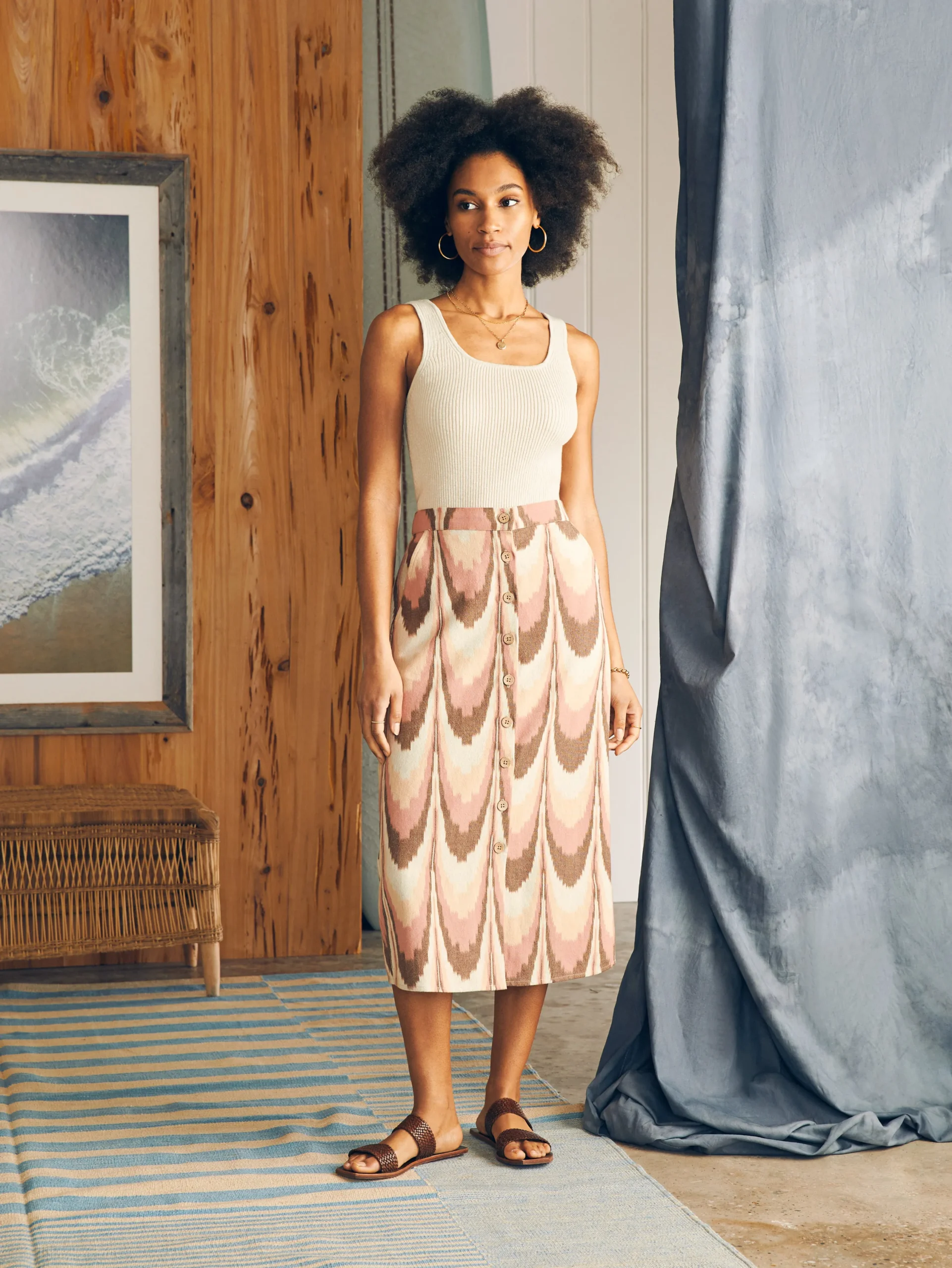 Women Faherty Brand Shorts & Skirts*Whitley Skirt -