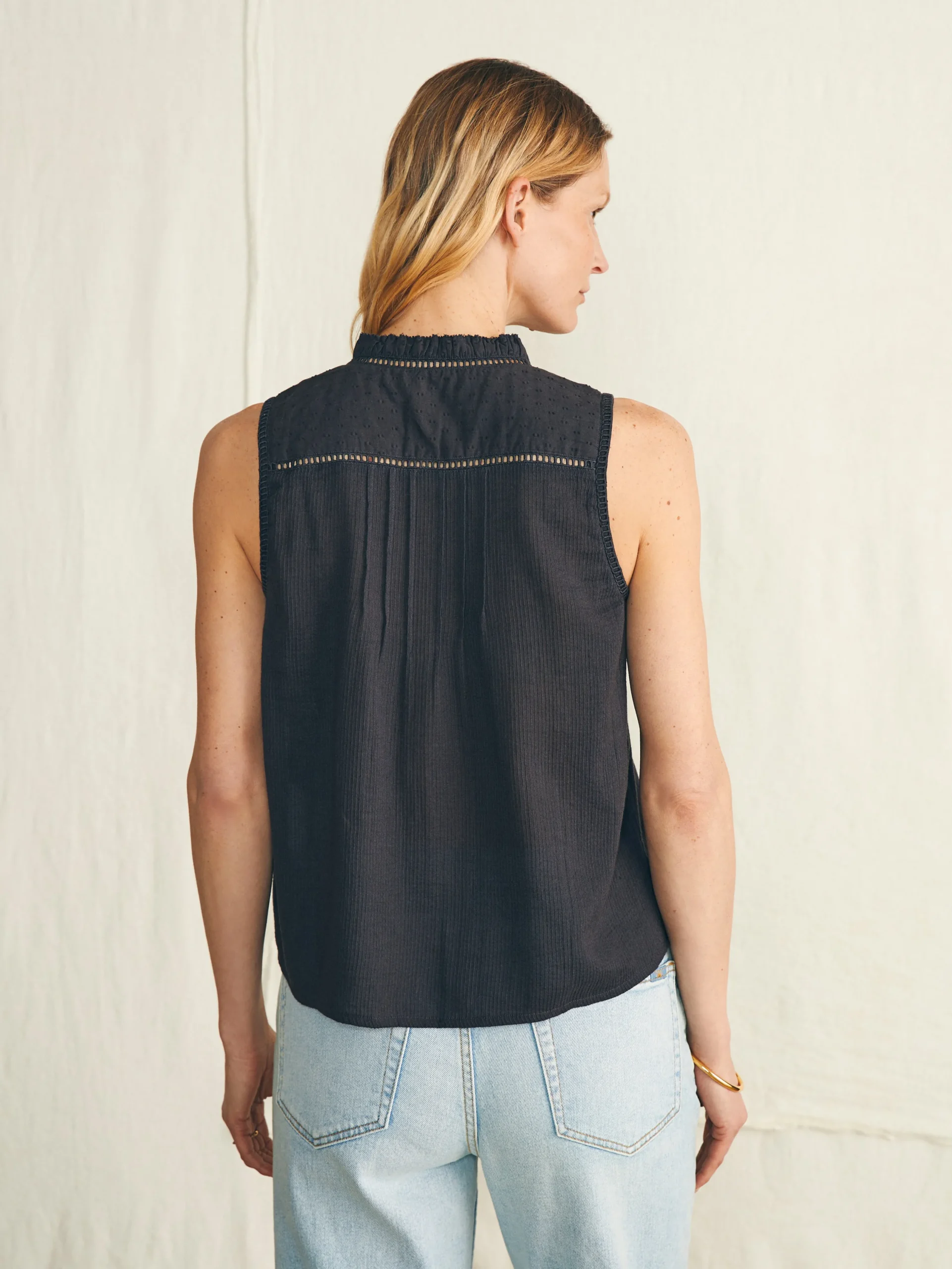 Women Faherty Brand Shirts & Tops*Willa Sleeveless Top -