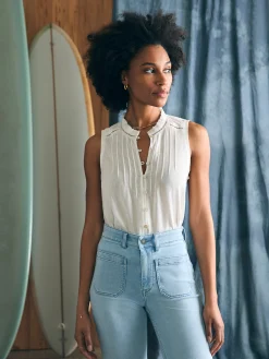 Women Faherty Brand Shirts & Tops*Willa Sleeveless Top -