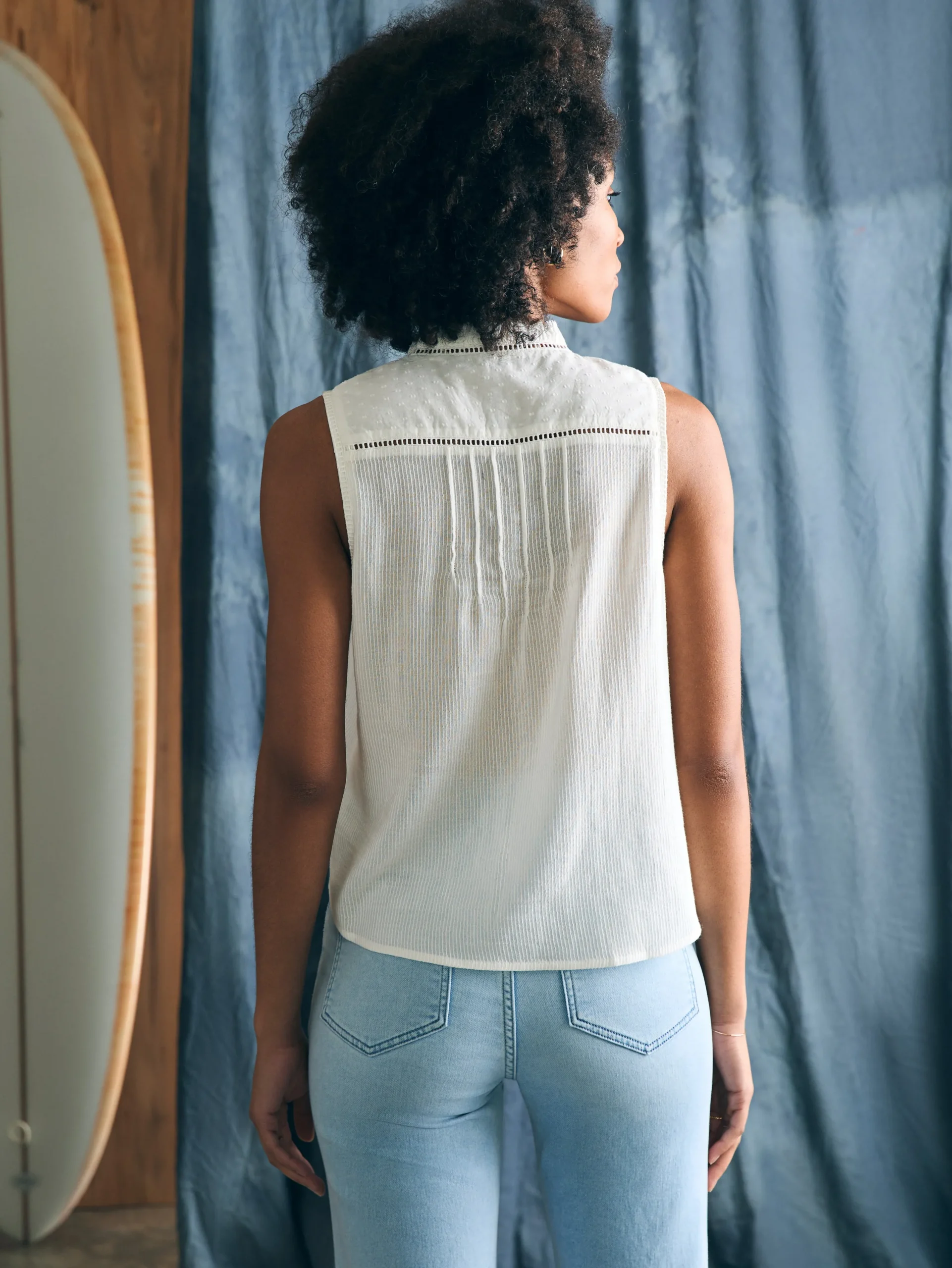 Women Faherty Brand Shirts & Tops*Willa Sleeveless Top -