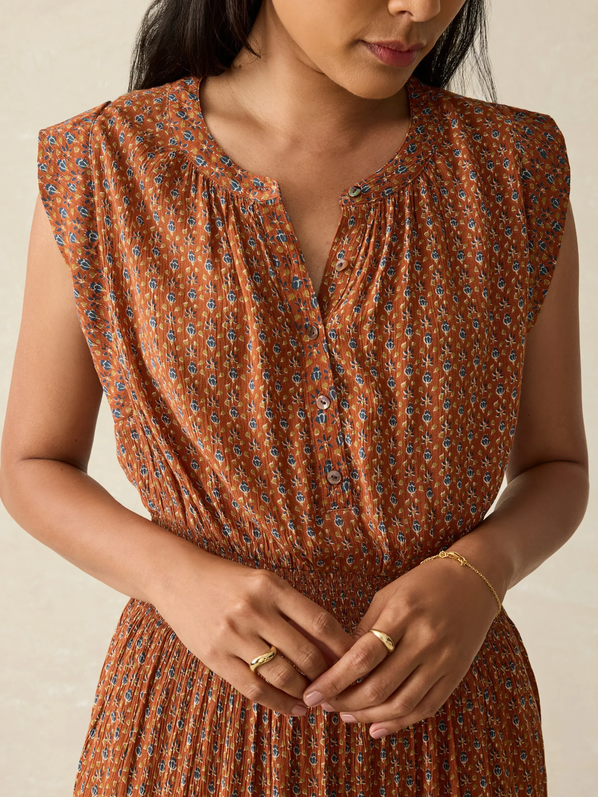 Women Faherty Brand Dresses*Woodstock Midi Dress -